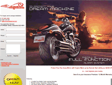 Tablet Screenshot of motocyclealarms.com.au